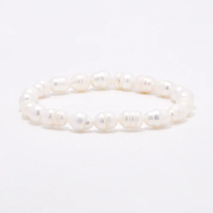 Freshwater pearl stretch bracelet